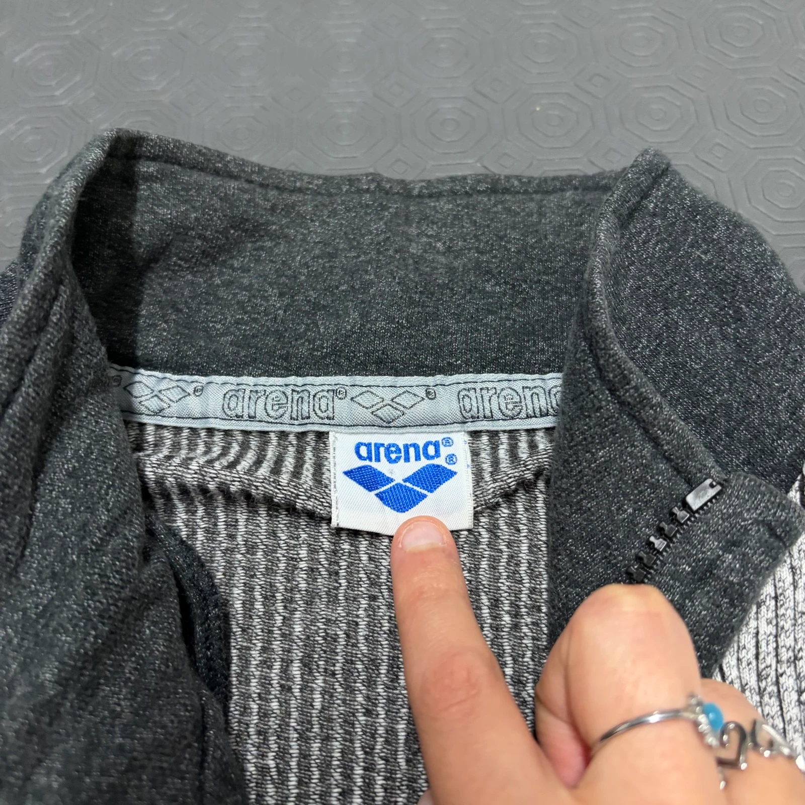 Vintage Arena Grey XL 2000’ Zip Jacket – photo 4